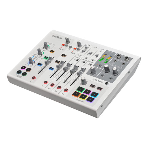 YAMAHA AG08 W White 8ch Live Streaming Mixer USB Audio Interface Voice Changer_1