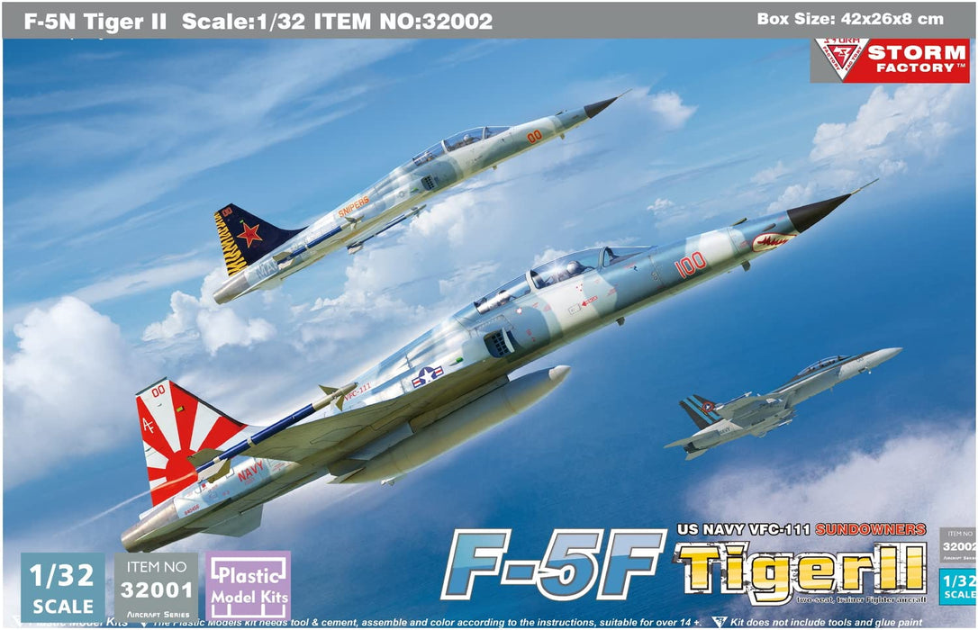 1/32 F5F Tiger II VFC111 Sundowners & VMFT-401 Snipers Two-Seater Kit SFY32002_7