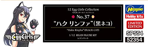 1/12 12 Egg Girls Collection No.37 Haku Rinpha Black Cat Resin Model Kit SP554_6