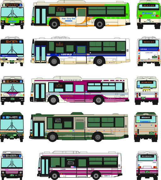 Tomytec Bus Colle Shinjuku Station West Gate Bus Terminal Set A 5 Cars ‎326670_1