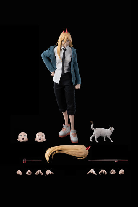 Figzero Chainsaw Man Power 1/6 scale ABS&PVC&POM Painted Action Figure w/nyako_6