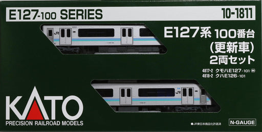 Kato N gauge Series E127-100 Renewaled Car 2-Car Set 10-1811 Model Train_2