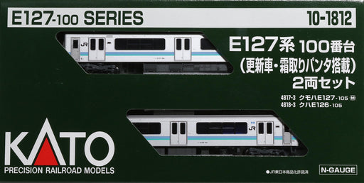 Kato N gauge Series E127-100 Renewaled w/Defrosting Pantograph 2-Car Set 10-1812_2