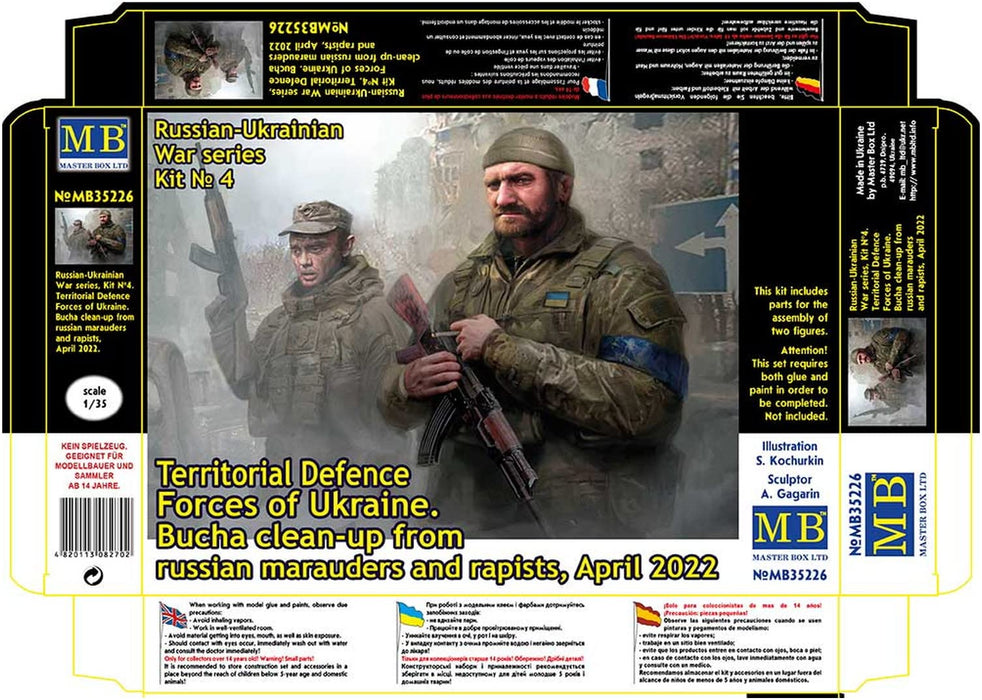 1/35 Russian-Ukraine War Series Kit No.4 2022 April Plastic Model Kit MB35226_2