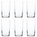 Toyo Sasaki Glass Thin Tumbler Made in Japan Clear 185ml 6 Pcs B-21106CS NEW_1