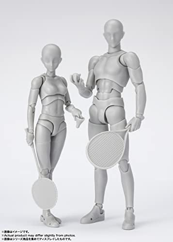 S.H.Figuarts Body-chan Sport Edition DX Set Gray Color Ver. Figure ‎BAS64934 NEW_9