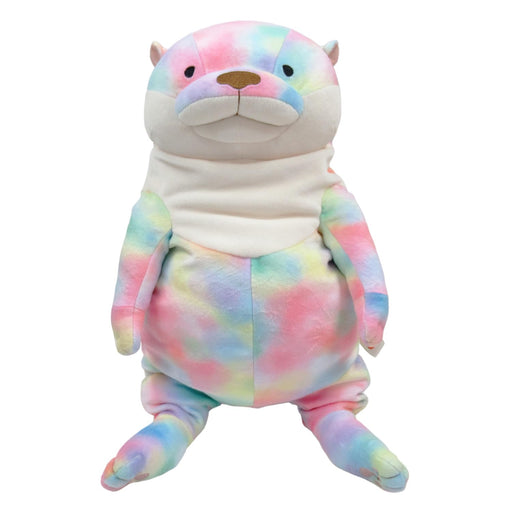 Shinada Global Mochi-Kawauso Otter Rainbow L size Plush Doll MOKW-0350R NEW_1