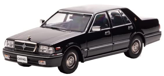 CARNEL 1/43 Nissan Gloria Brougham VIP (PAY31) 1998 Black CN439809 Diecast Model_1