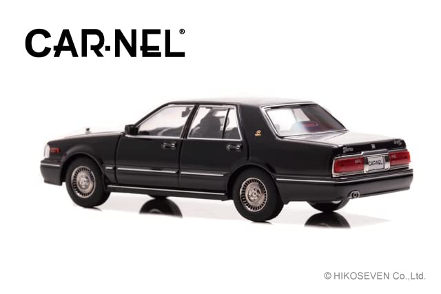 CARNEL 1/43 Nissan Gloria Brougham VIP (PAY31) 1998 Black CN439809 Diecast Model_2