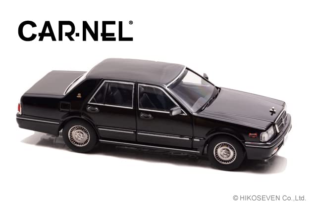 CARNEL 1/43 Nissan Gloria Brougham VIP (PAY31) 1998 Black CN439809 Diecast Model_3
