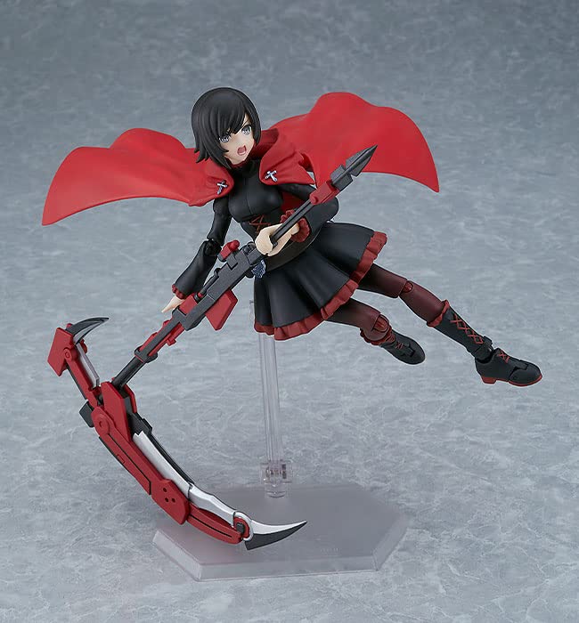 figma 596 RWBY: Ice Queendom Ruby Rose Painted plastic non-scale Figure ‎M06873_4