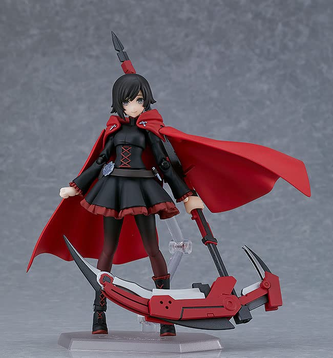 figma 596 RWBY: Ice Queendom Ruby Rose Painted plastic non-scale Figure ‎M06873_7