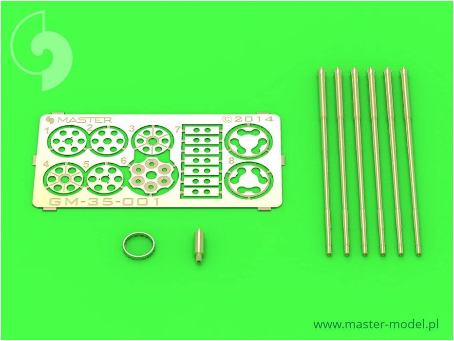 1/35 M61 A1 Vulcan Six-Barrelled Rotary 20mm Cannon Turned Barrels GM-35-001 NEW_3