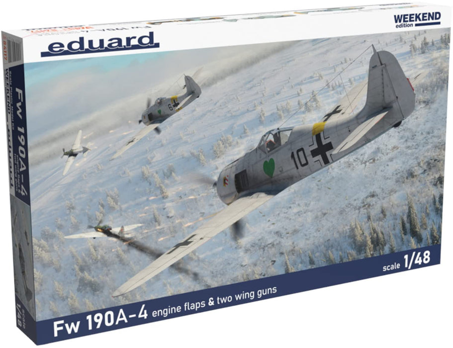 Eduard 1/48 Luftwaffe Fw190A-4 Weekend Edition Plastic Model Kit EDU84117 NEW_1