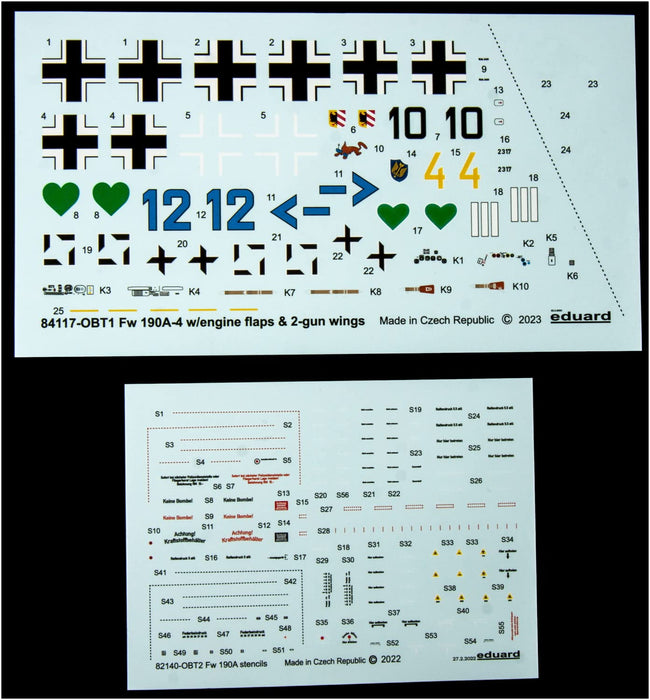 Eduard 1/48 Luftwaffe Fw190A-4 Weekend Edition Plastic Model Kit EDU84117 NEW_2