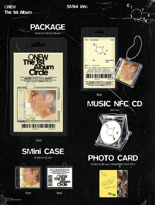 ONEW 'Circle' SMini Ver. DIGITAL ALBUM MUSIC NFC Korean Edition SMAT1664_2