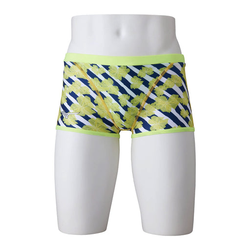 MIZUNO N2MBA065 Men's Swimsuit EXER SUITS Short Spats Yellow Size S Polyester_1