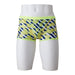 MIZUNO N2MBA065 Men's Swimsuit EXER SUITS Short Spats Yellow Size S Polyester_1