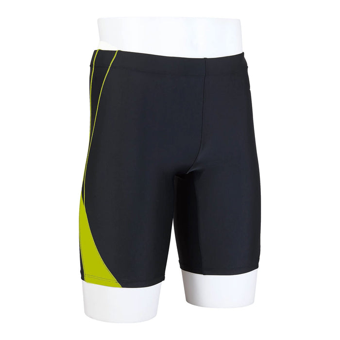 MIZUNO N2JBA103 Men's Swimsuit Half Spats Inseam 21cm Black/Lime M Polyester NEW_3