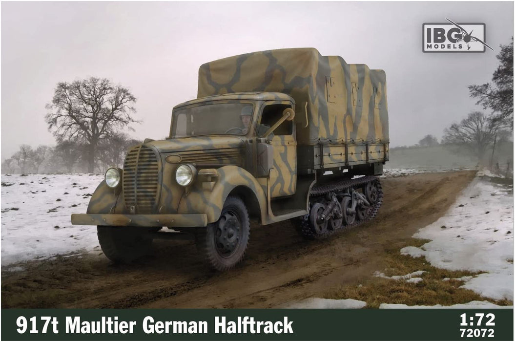 IBG 1/72 german army 917t Maultier German Halftrack Plastic Model Kit PB72072_2