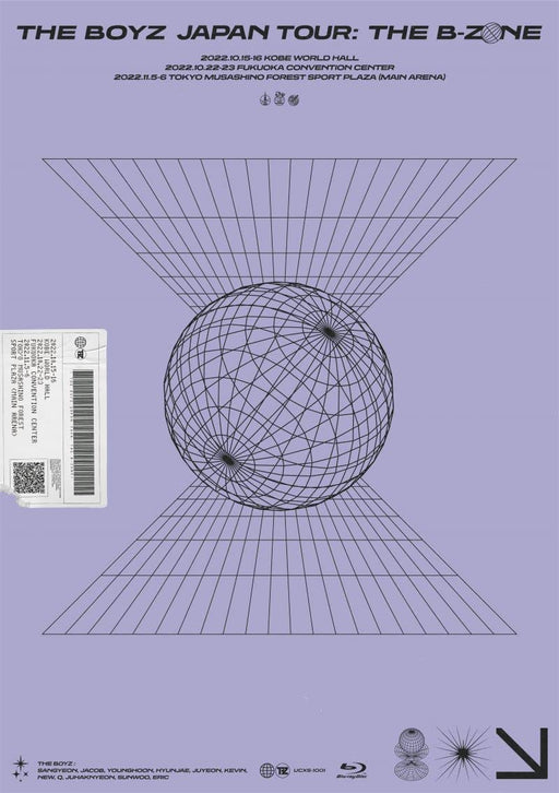 [Blu-ray] THE BOYZ JAPAN TOUR: THE B-ZONE w/ Photobook Trading Card x2 UCXS-1001_1