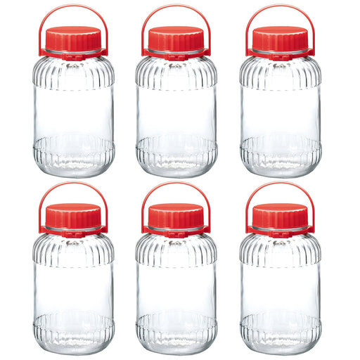 Toyo Sasaki Glass Bottle 5L No. 7 Made in Japan 5000ml I-71805-R-C-JAN 6 pieces_1