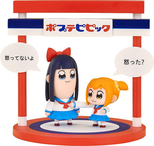 POP TEAM EPIC Defolmed Figure Popuko and Pipimi non-scale Plastic Painted NEW_1