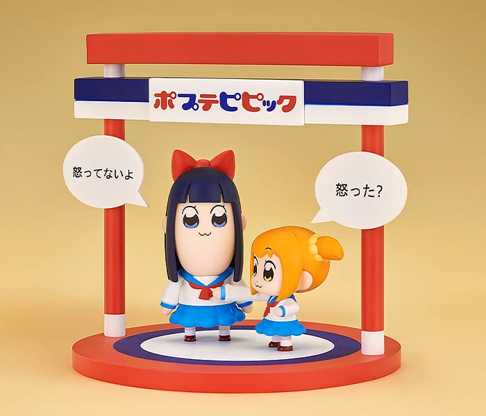 POP TEAM EPIC Defolmed Figure Popuko and Pipimi non-scale Plastic Painted NEW_2