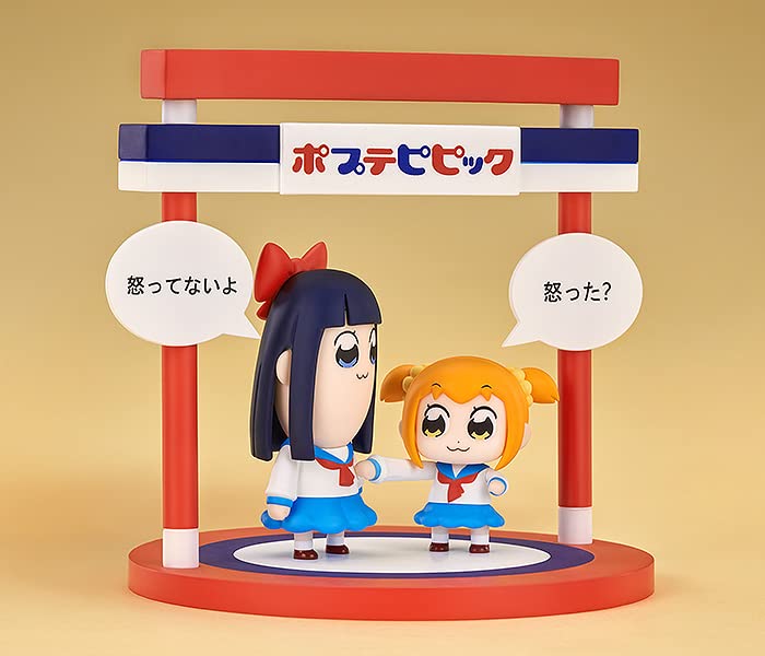 POP TEAM EPIC Defolmed Figure Popuko and Pipimi non-scale Plastic Painted NEW_3