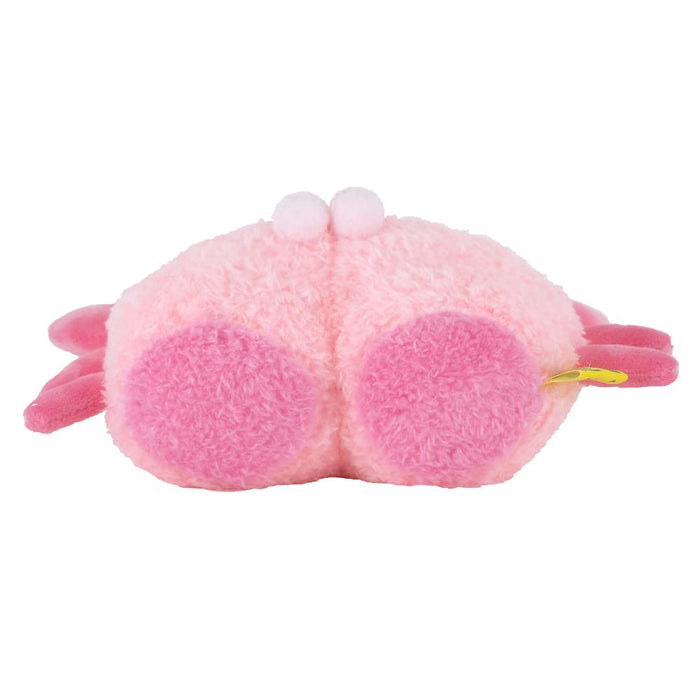 Sun Lemon Fluffy Tatton S Plush Doll Crab Pink P-8592 H11xW17xD6cm Polyester NEW_4