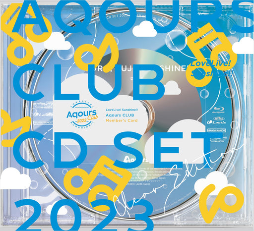 CD+Blu-ray Love Live! Sunshine! Aqours CLUB CD SET 2023 CLEAR EDITION LACM-34430_1