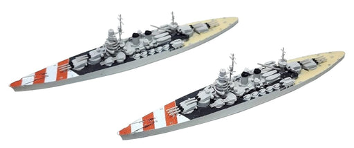 1/2000 WWII Italian navy Caio Duilio-Class Battleship Set of 2 Resin Model Kit_1