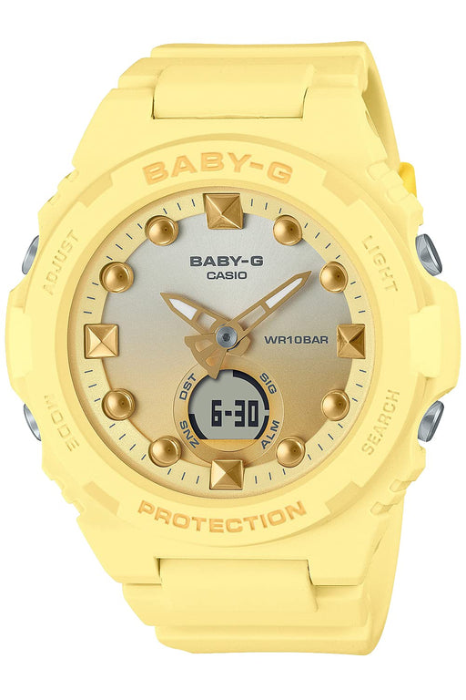 CASIO Baby-G BGA-320-9AJF Beach Color Women Watch Sun Light Yellow Resin NEW_1