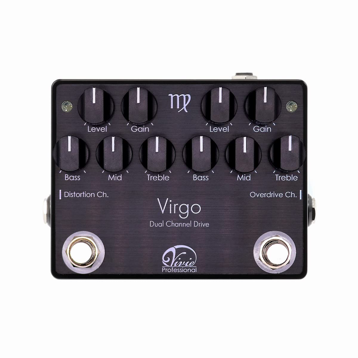 Vivie Virgo Overdrive distortion Dual Channel Drive Effects Pedal