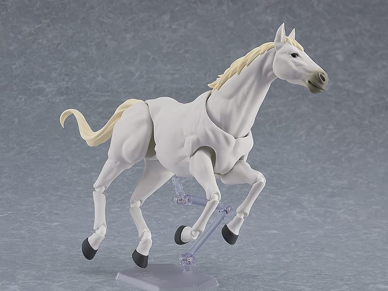 figma 597b Wild Horse (White) Painted plastic non-scale 190mm Figure M06878 NEW_3