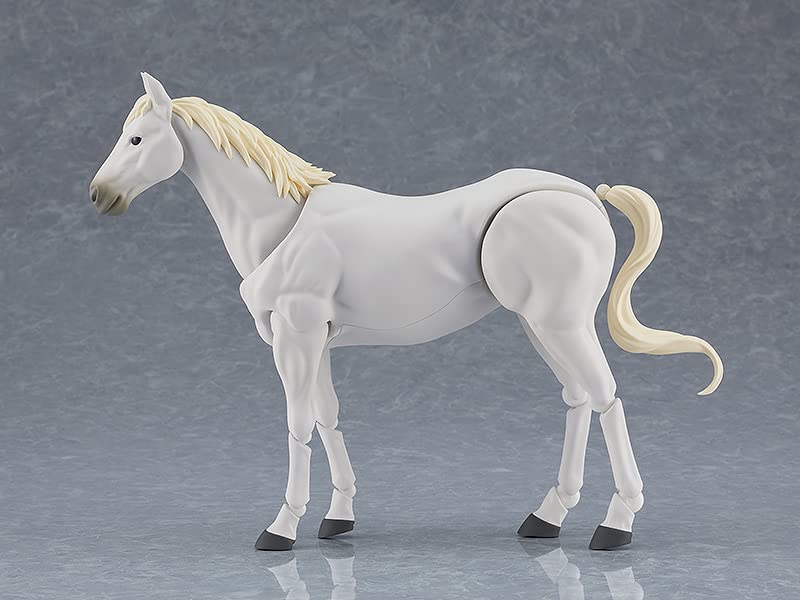 figma 597b Wild Horse (White) Painted plastic non-scale 190mm Figure M06878 NEW_5