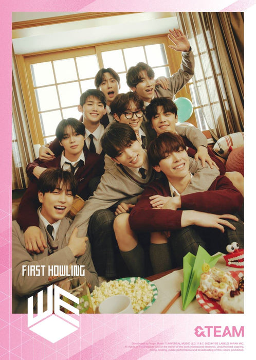 CD First Howling: WE First Edition Type B &TEAM with Photo Book+Card POCS-39025_1