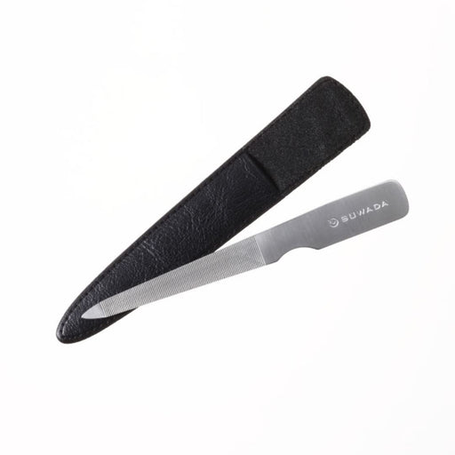SUWADA stainless steel nail file 110mm with case black Made in Japan 352014 NEW_1