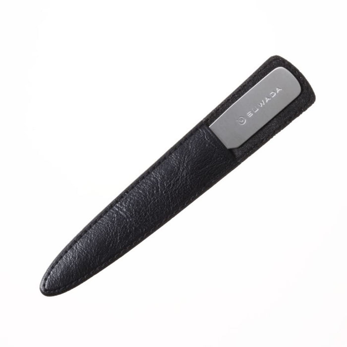 SUWADA stainless steel nail file 110mm with case black Made in Japan 352014 NEW_3
