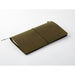 Traveler's Notebook Olive Regular size Pen Holder Cotton Zipper 15342006 NEW_3