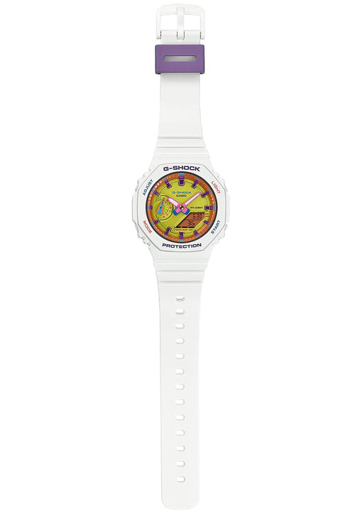 CASIO G-Shock GMA-S2100BS-7AJF Women Watch White Resin Band Multicolor Dial NEW_2
