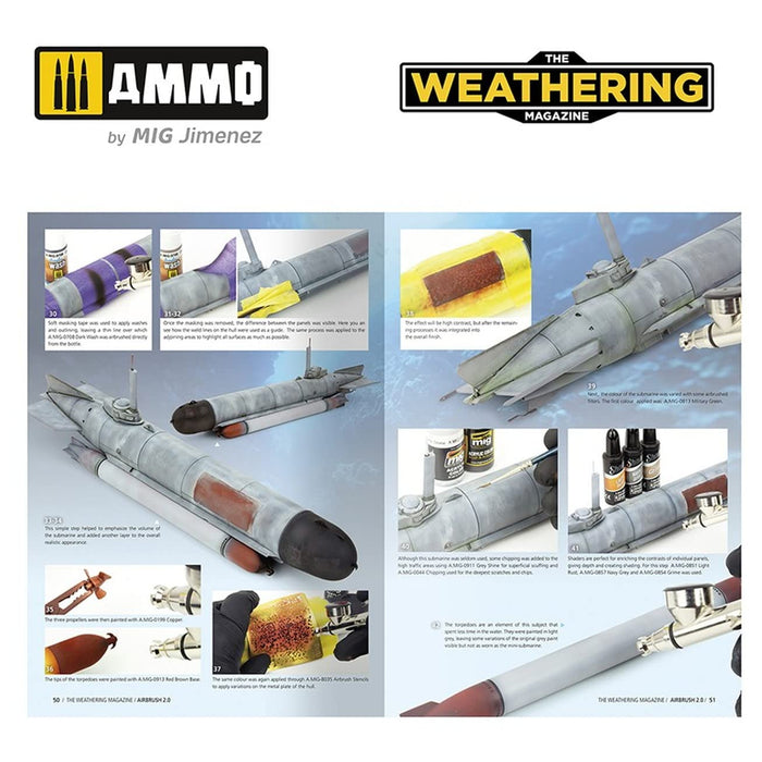 Ammo The Weathering Magazine No.37 Airbrush 2.0 English Photo Book AMO-4536 NEW_6