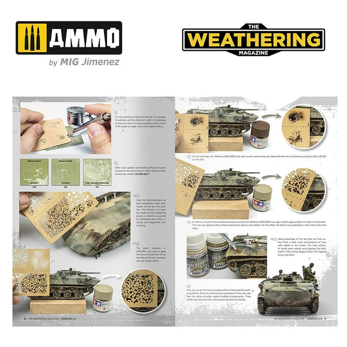 Ammo The Weathering Magazine No.37 Airbrush 2.0 English Photo Book AMO-4536 NEW_7