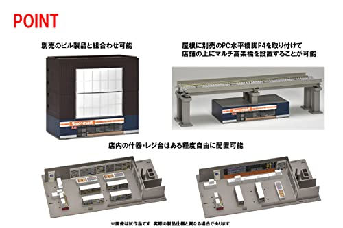 Tomix N gauge Convenience Store Seicomart 4236 Model Railroad Diorama Supplies_3