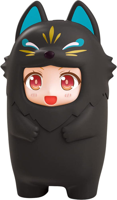Nendoroid More Kigurumi Face Parts Case Black Kitsune non-scale Figure G18216_1