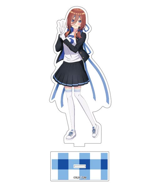 The Quintessential Quintuplets Big Acrylic Stand Miku Nakano Cheer Ream Ver. NEW_1