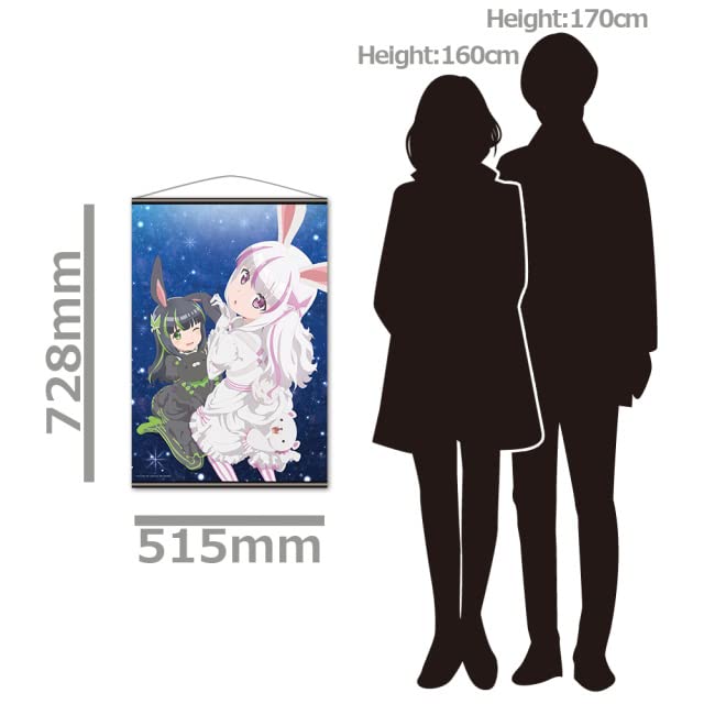 Azumaker Bofuri 2 B2 Tapestry B Yui & May AZBFR23 H728xW515mm polyester suede_3