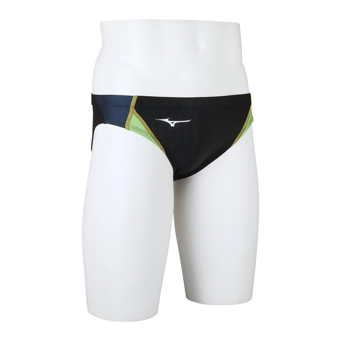 Mizuno N2MB1025 Men's Swimsuit Stream Ace V Pants Black/Charcoal XS Polyester_4