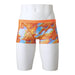 Mizuno N2MBA567 Men's Swimsuit Exer Suit Short Spats Orange Ri Collection XS NEW_1