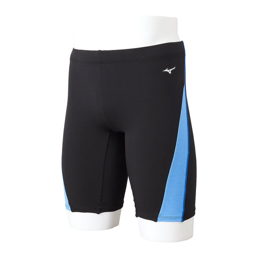 Mizuno ‎N2JBA605 Men's Swimsuit Half Spats 26cm Inseam Black/Blue L Polyester_1